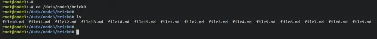 data replicated node3