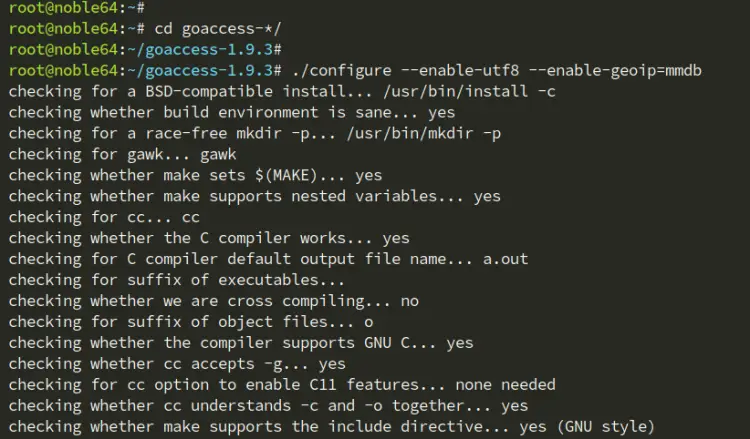 configure build