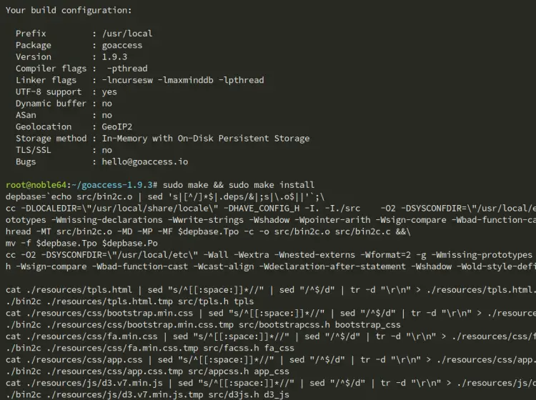 compile install