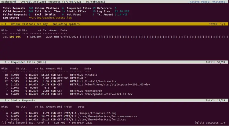 Analyzing Log files