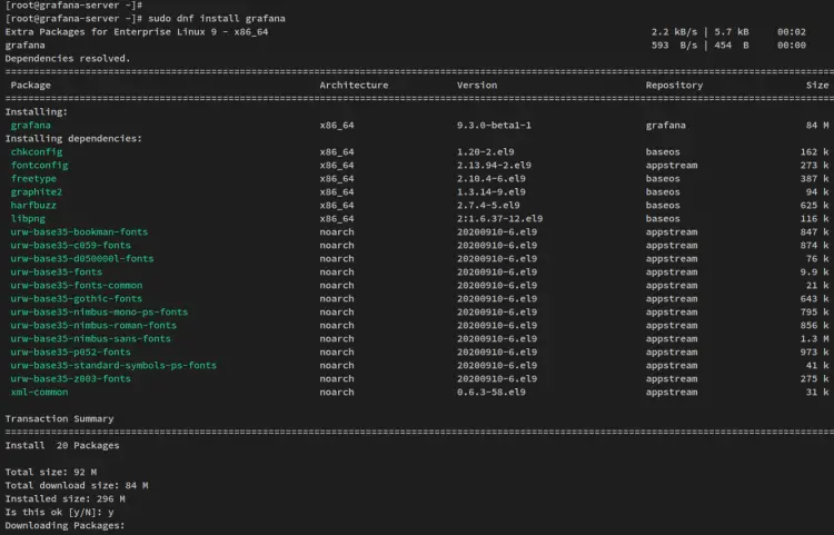 install grafana