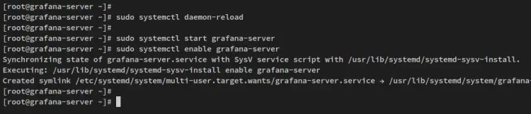 start grafana