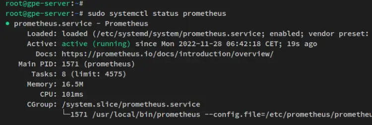 verify prometheus