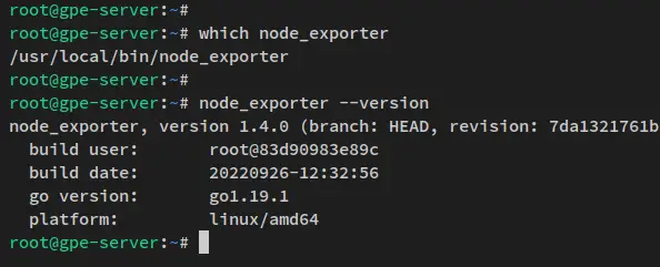 verify node_exporter