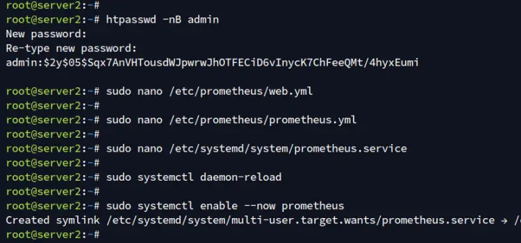 configure prometheus