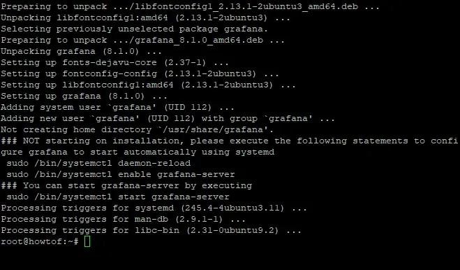 Install Grafana 
