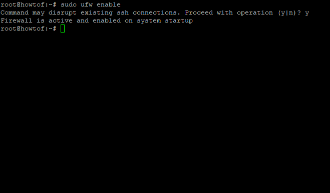 ufw enable Grafana 