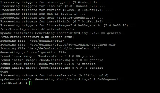 Updating you Server