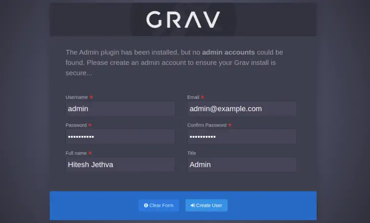 GRAV CMS