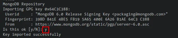 add gpg key