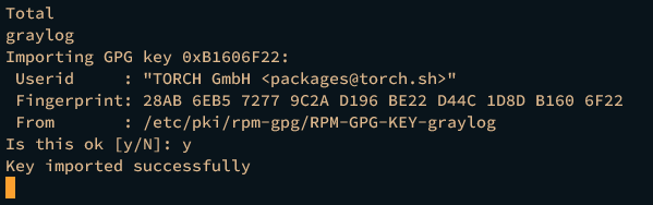 import gpg key
