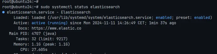check elasticsearch