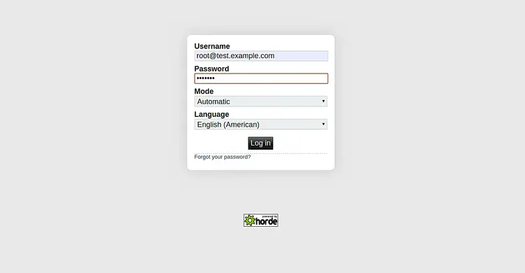 Horde Login