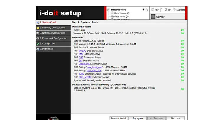 i-doit setup