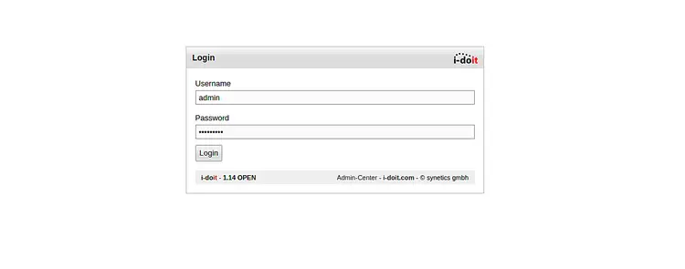 i-doit Login