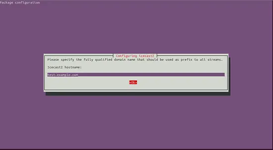 Configuring Icecast