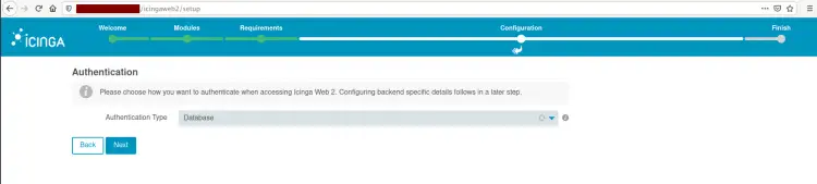 Authentication Type Icingaweb2