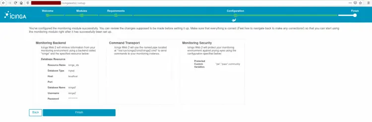 Review icinga Configuration