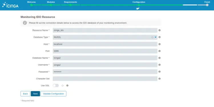 Monitoring IDO resource