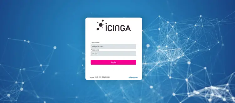 Icinga 2 login