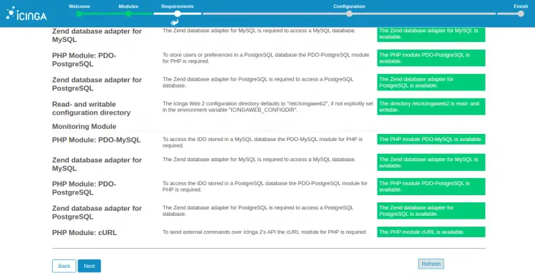 Check requirements