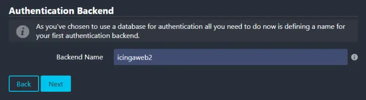 Icinga Authentication Backend