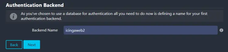 Icinga Authentication Backend