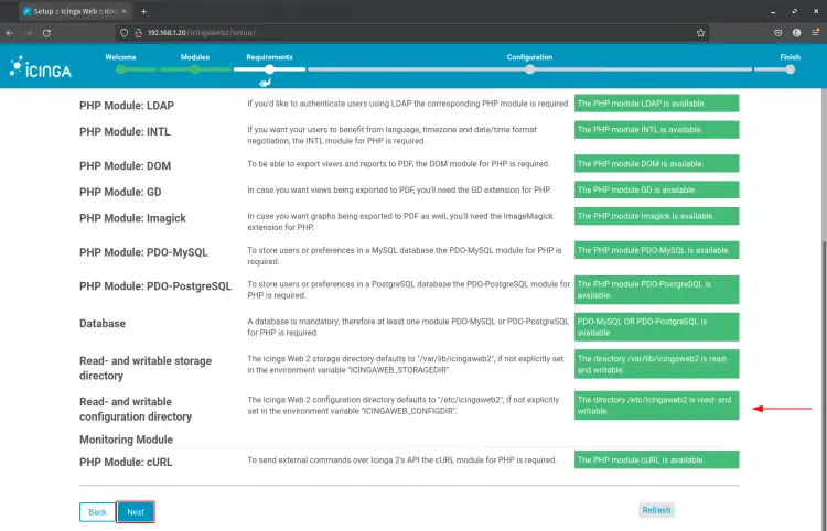 icinga web 2 system requirements