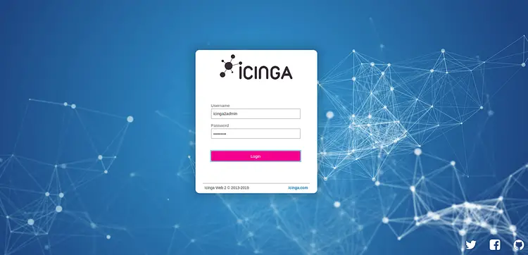 Icinga login