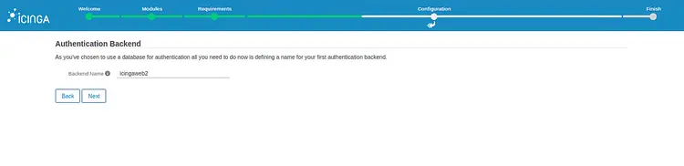 Select authentication backend