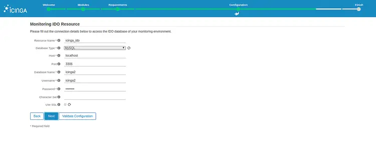 Monitoring Ido ressource