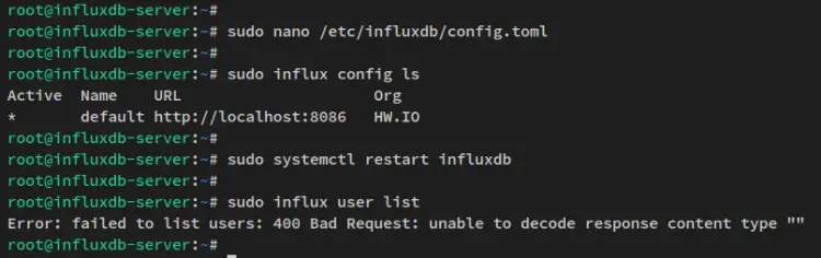 enable ssl/tls influxdb