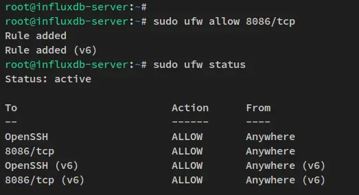 verify ufw