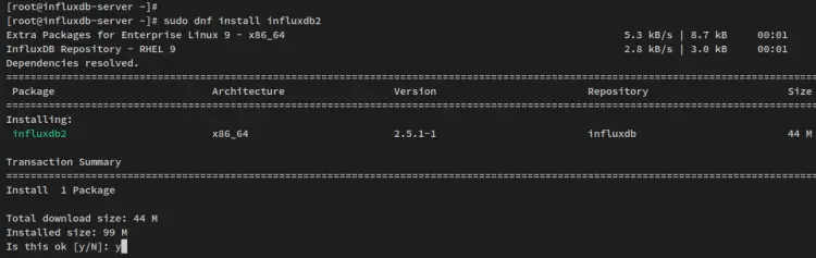 install influxdb