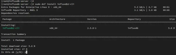 install influxdb cli