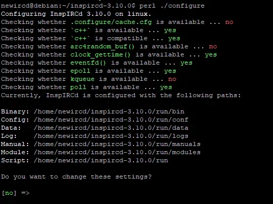 Configure