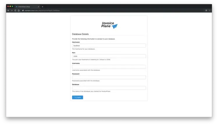 Database details