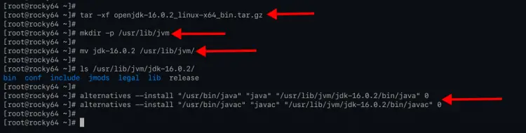 Install Java from TAR.GZ File