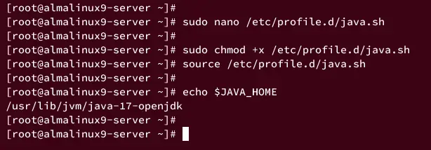 setup JAVA_HOME system-wide