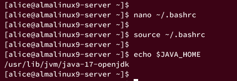 setup JAVA_HOME