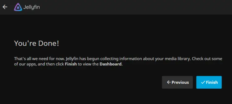 Jellyfin Setup Complete
