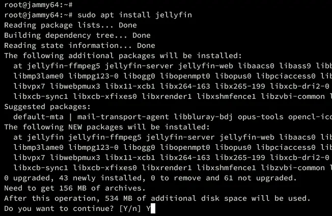 install jellyfin