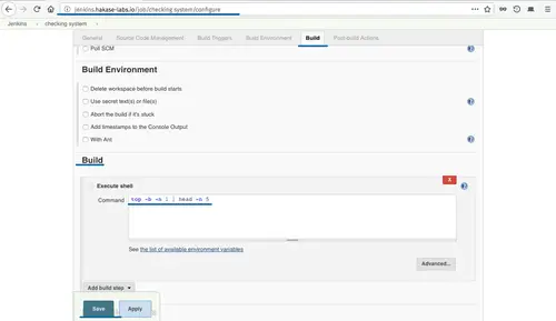 Build Jenkins job