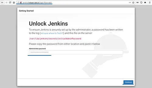 Unlock Jenkins