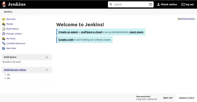 Jenkins Dashboard