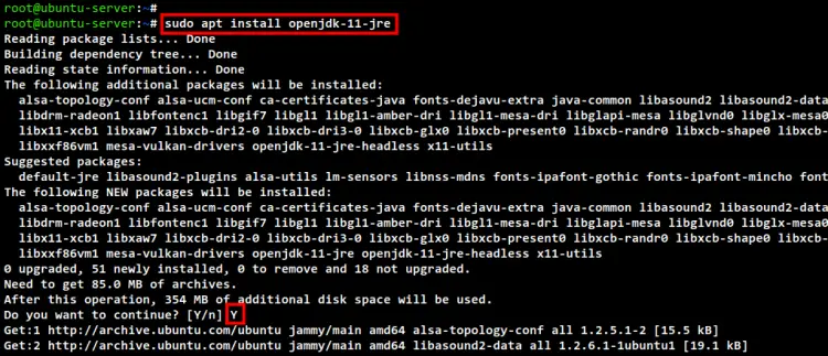 installing java openjdk