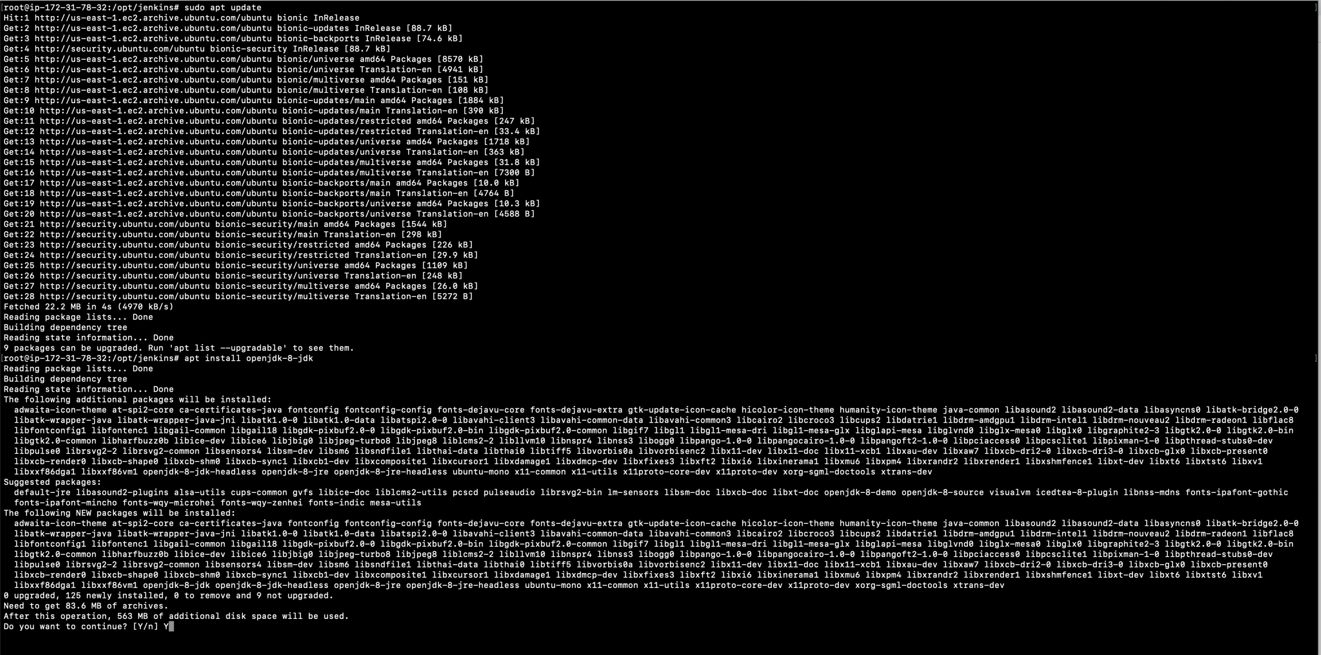 How to install Jenkins using a .war file on AWS EC2 Ubuntu 20.04
