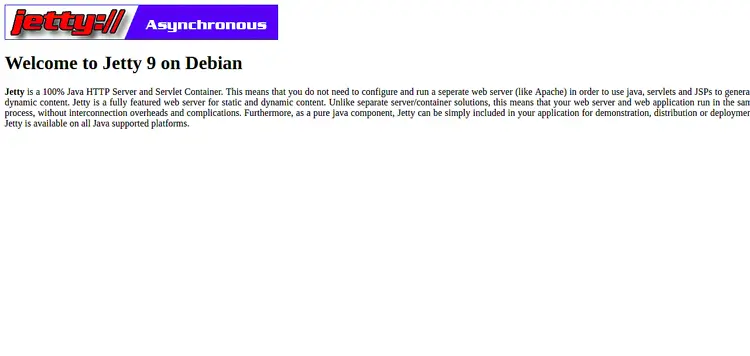 Jetty on Debian