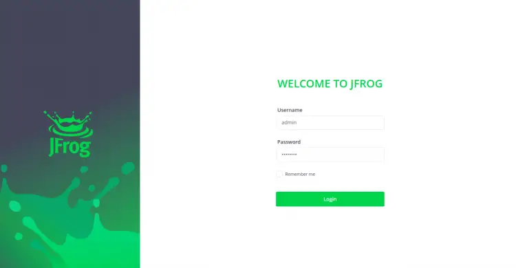 JFrog Login