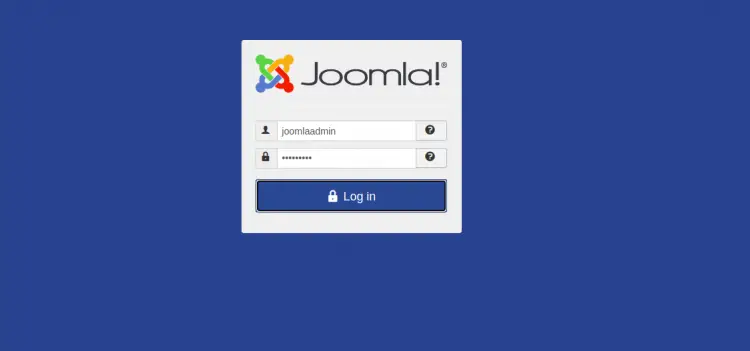 Joomla Login